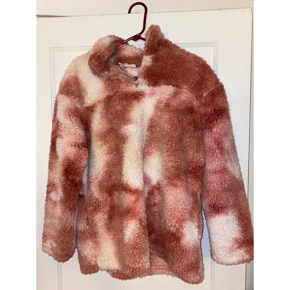 Pink marble Sherpa